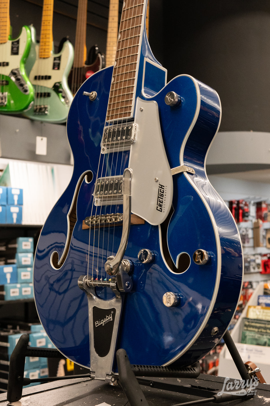 Gretsch G540T Electromatic Classic Hollow Body Single-Cut with Bigsby - Azure Metallic