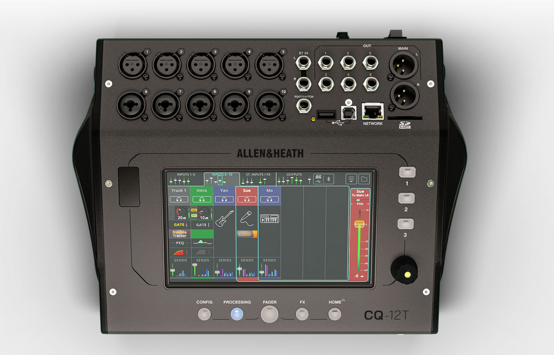 Allen & Heath CQ-12T 12in/8out Ultra-Compact Digital Mixer