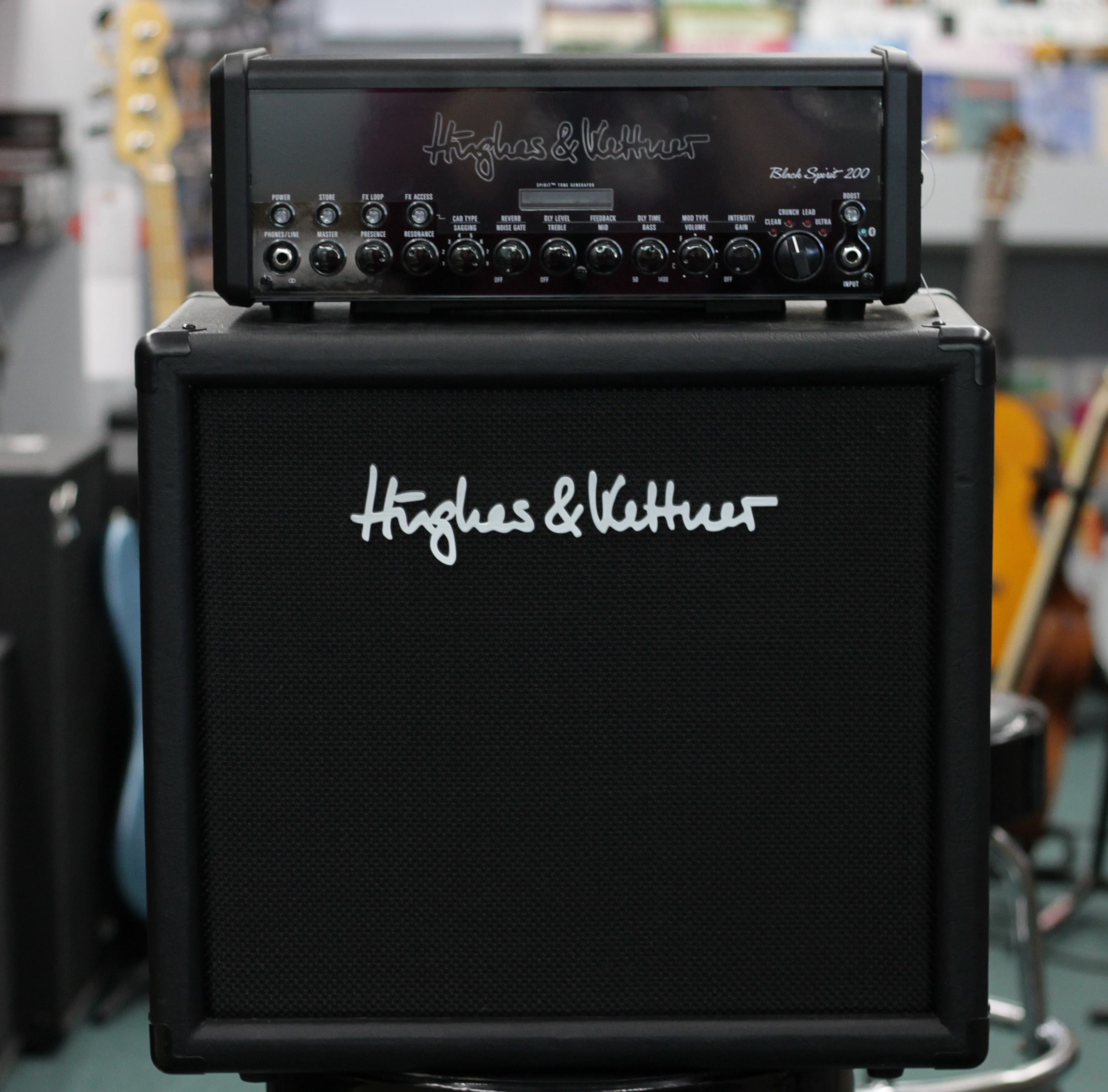 Hughs  Kettner Black Spirit 200 Guitar Amp Head – Larry's Music  Sound
