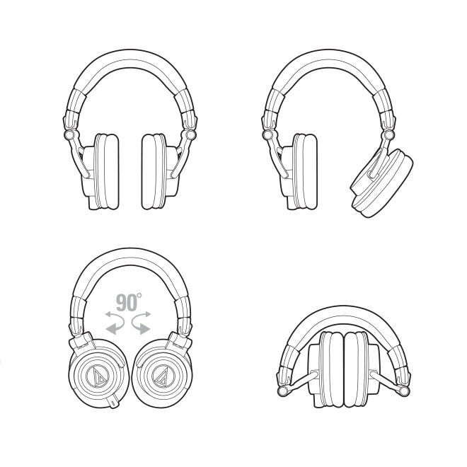 Audio Technica ATH-M50x Monitor Headphones