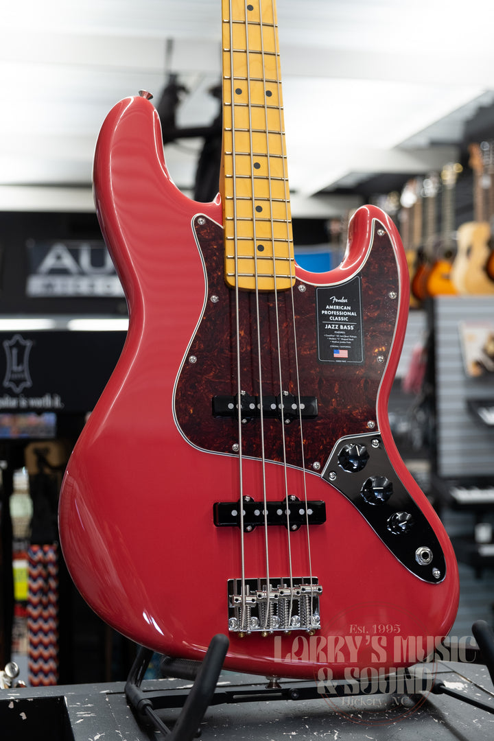 Fender American Professional Classic Jazz Bass - Faded Dakota Red