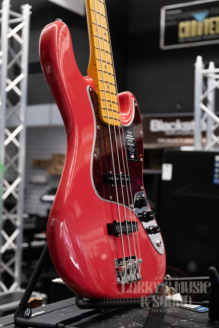 Fender American Professional Classic Jazz Bass - Faded Dakota Red