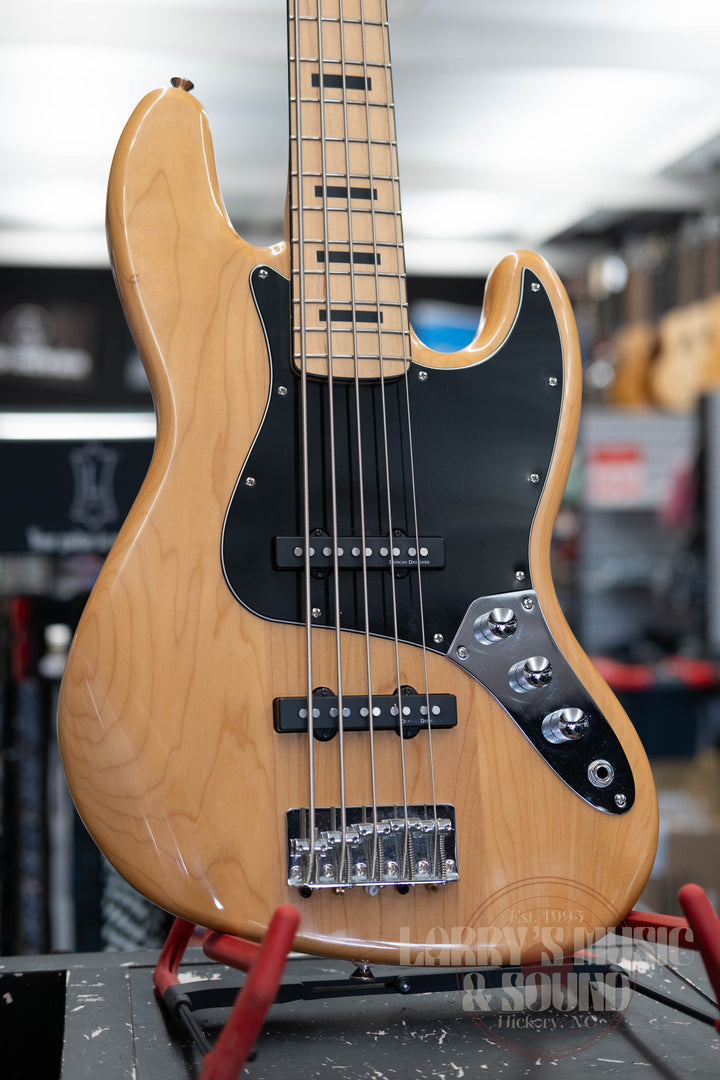 Squier Vintage Modified Jazz Bass V - Natural - USED