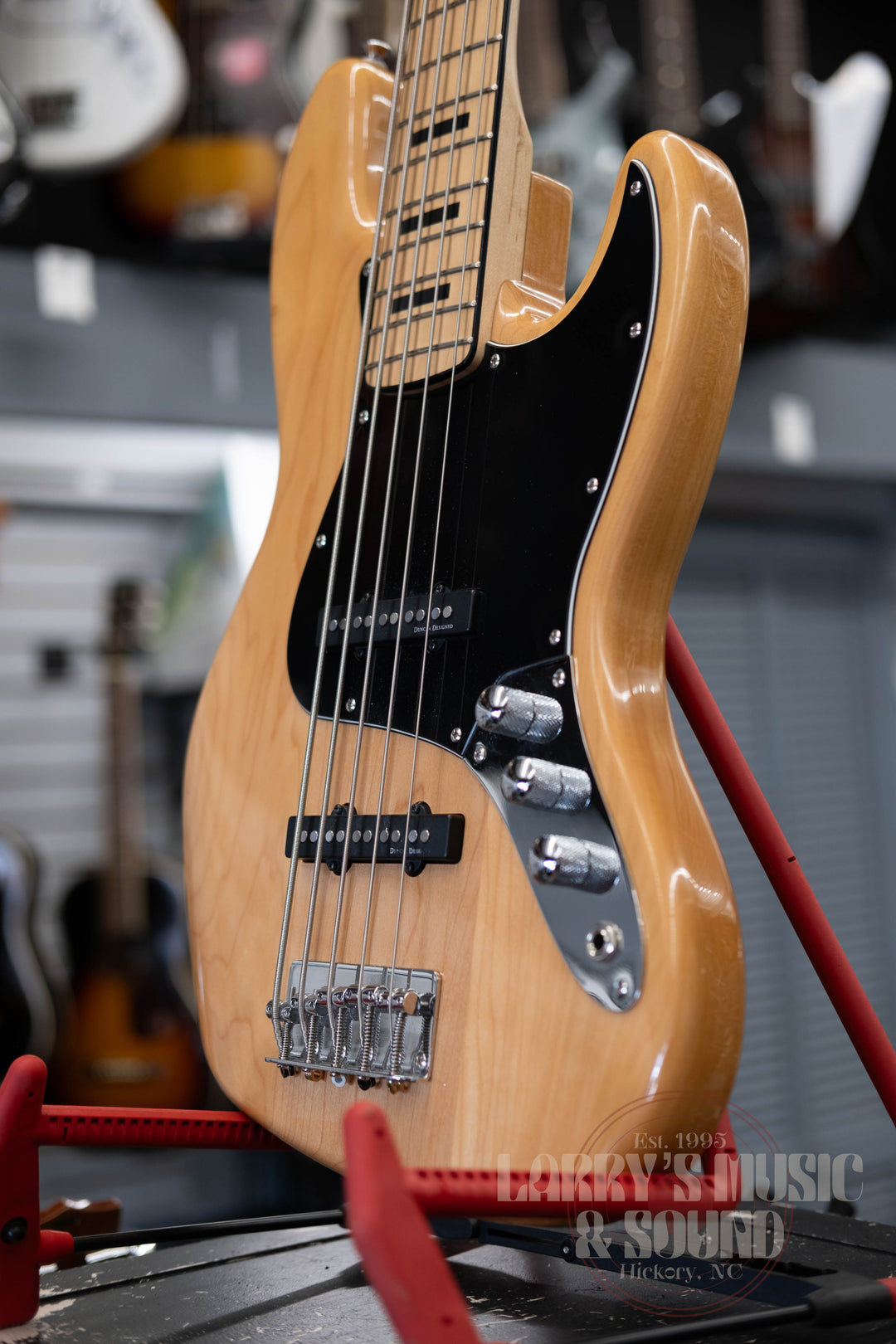 Squier Vintage Modified Jazz Bass V - Natural - USED