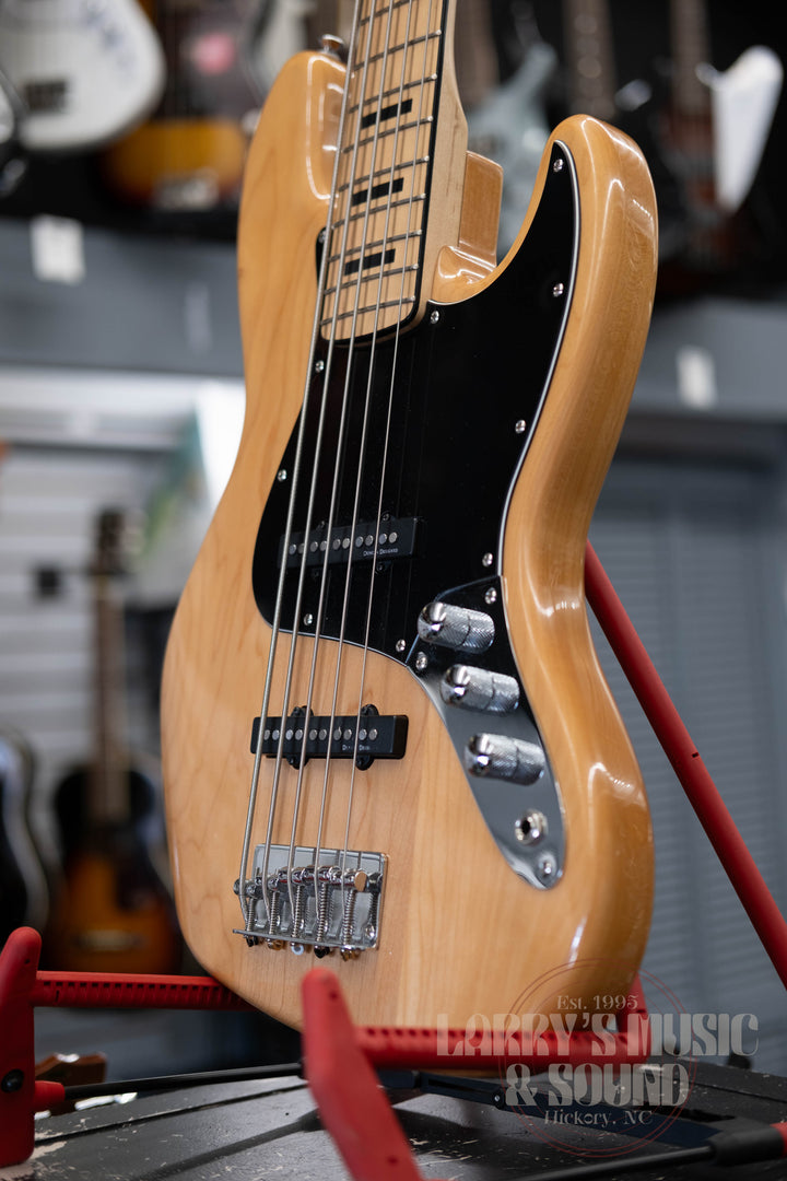 Squier Vintage Modified Jazz Bass V - Natural - USED
