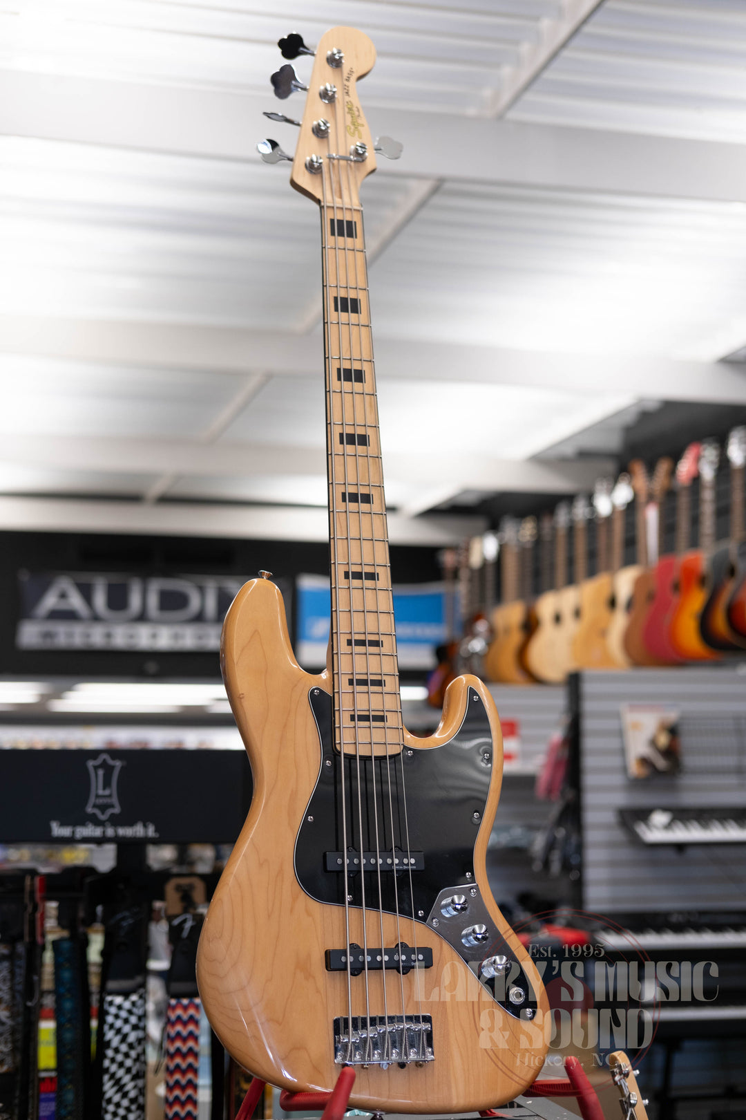 Squier Vintage Modified Jazz Bass V - Natural - USED