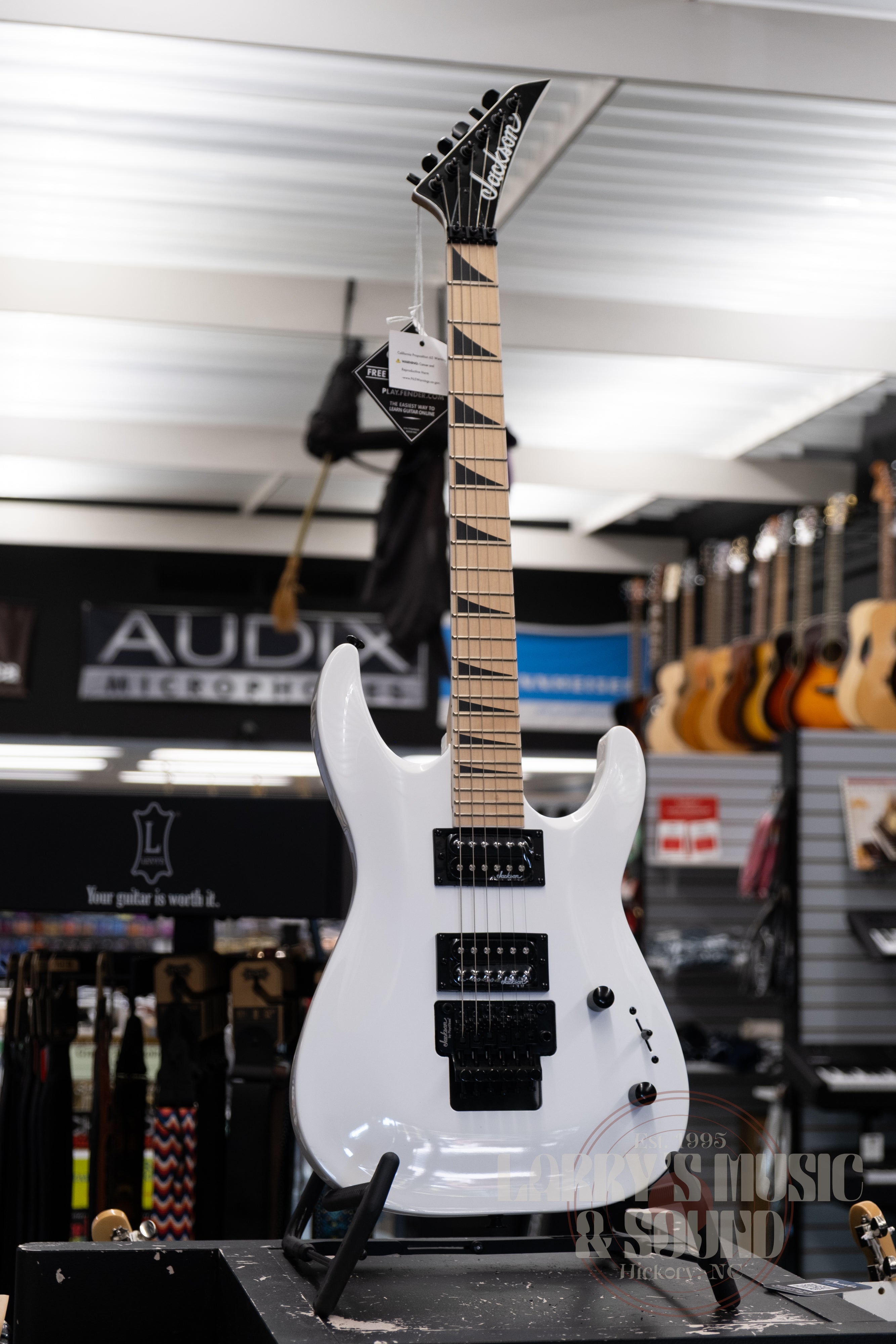Jackson Dinky Arch Top JS32 DKAM - Snow White – Larry's Music & Sound