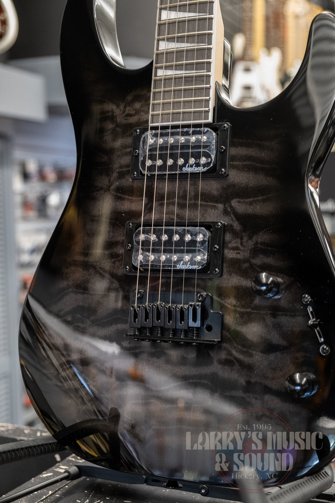 Jackson Dinky JS20 DKQ 2PT - Transparent Black