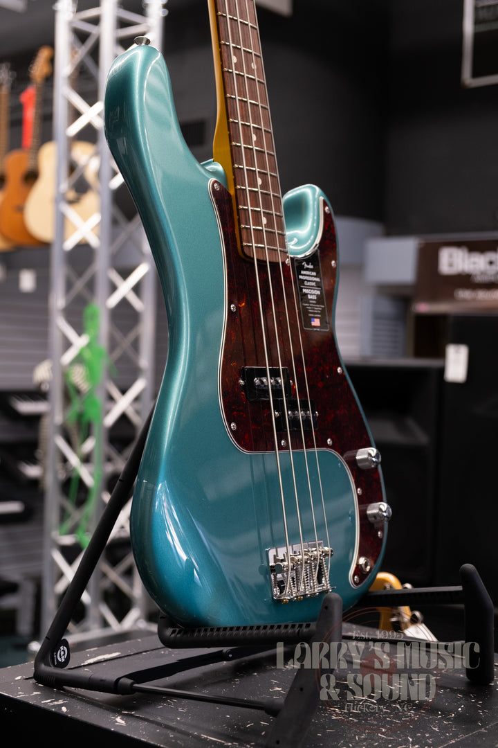 Fender American Professional Classic Precision Bass - Faded Sherwood Green Metallic