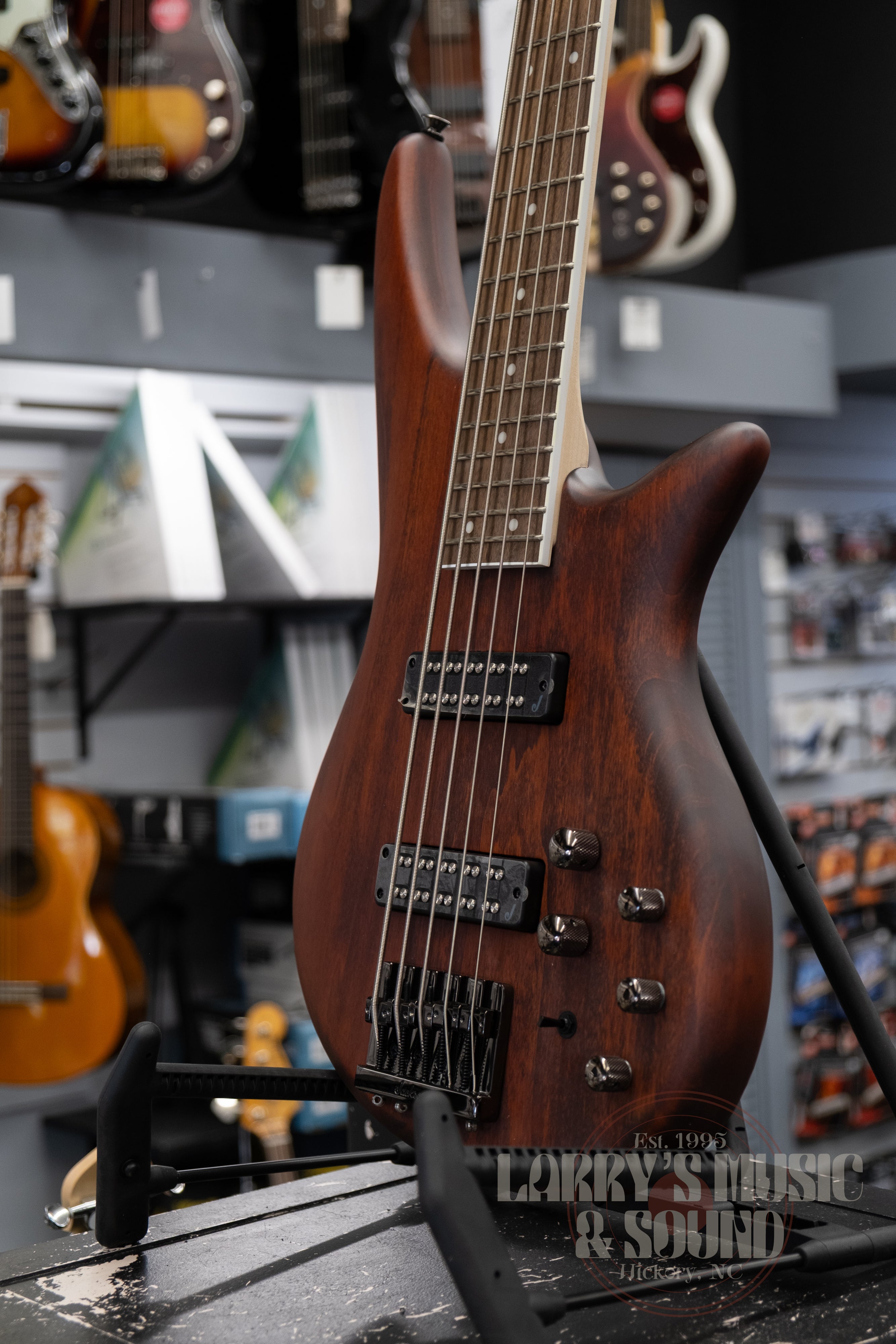 Jackson Spectra JS3V 5-String Bass - Walnut Stain – Larry's Music