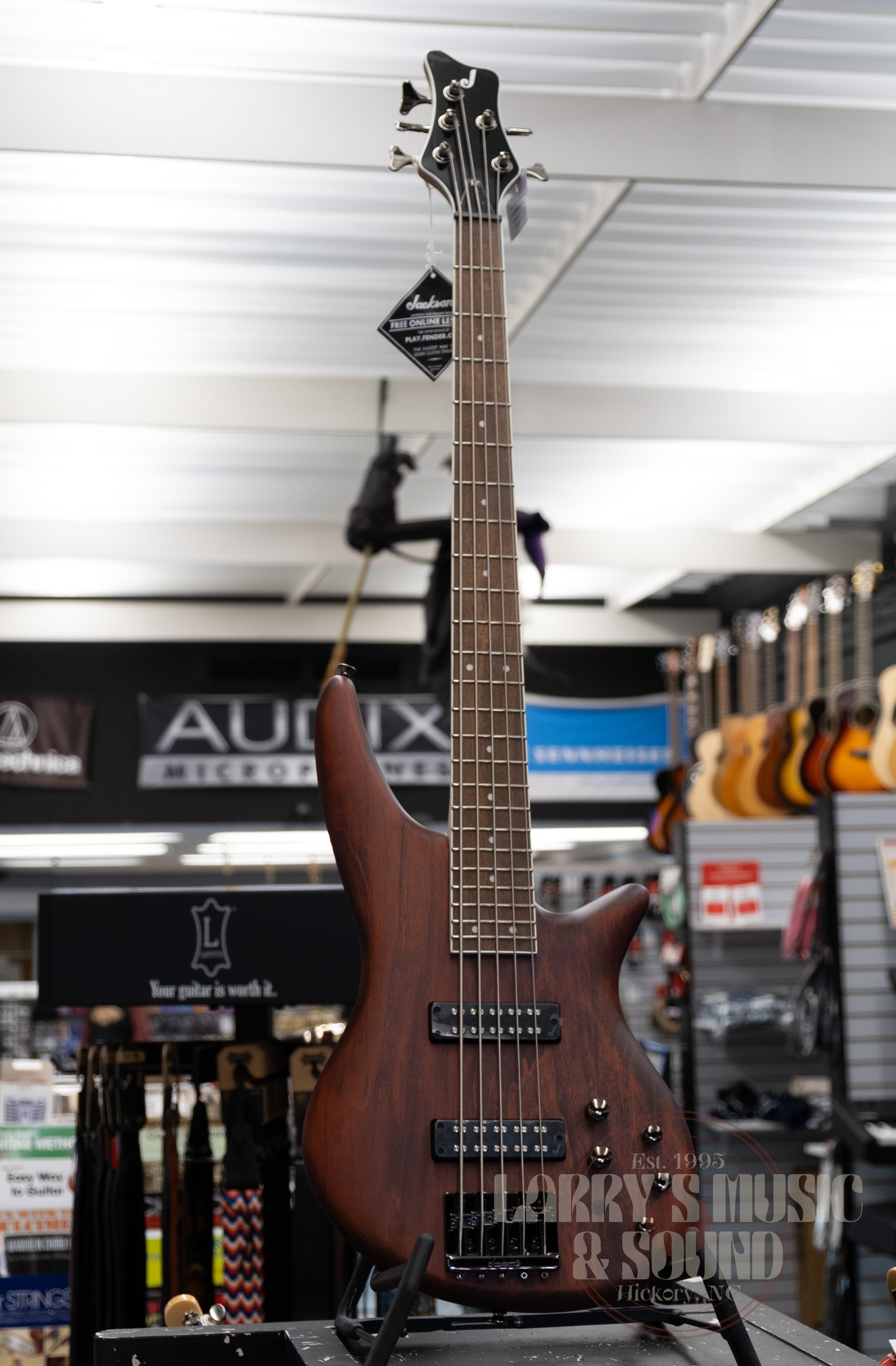 Jackson Spectra JS3V 5-String Bass - Walnut Stain – Larry's Music