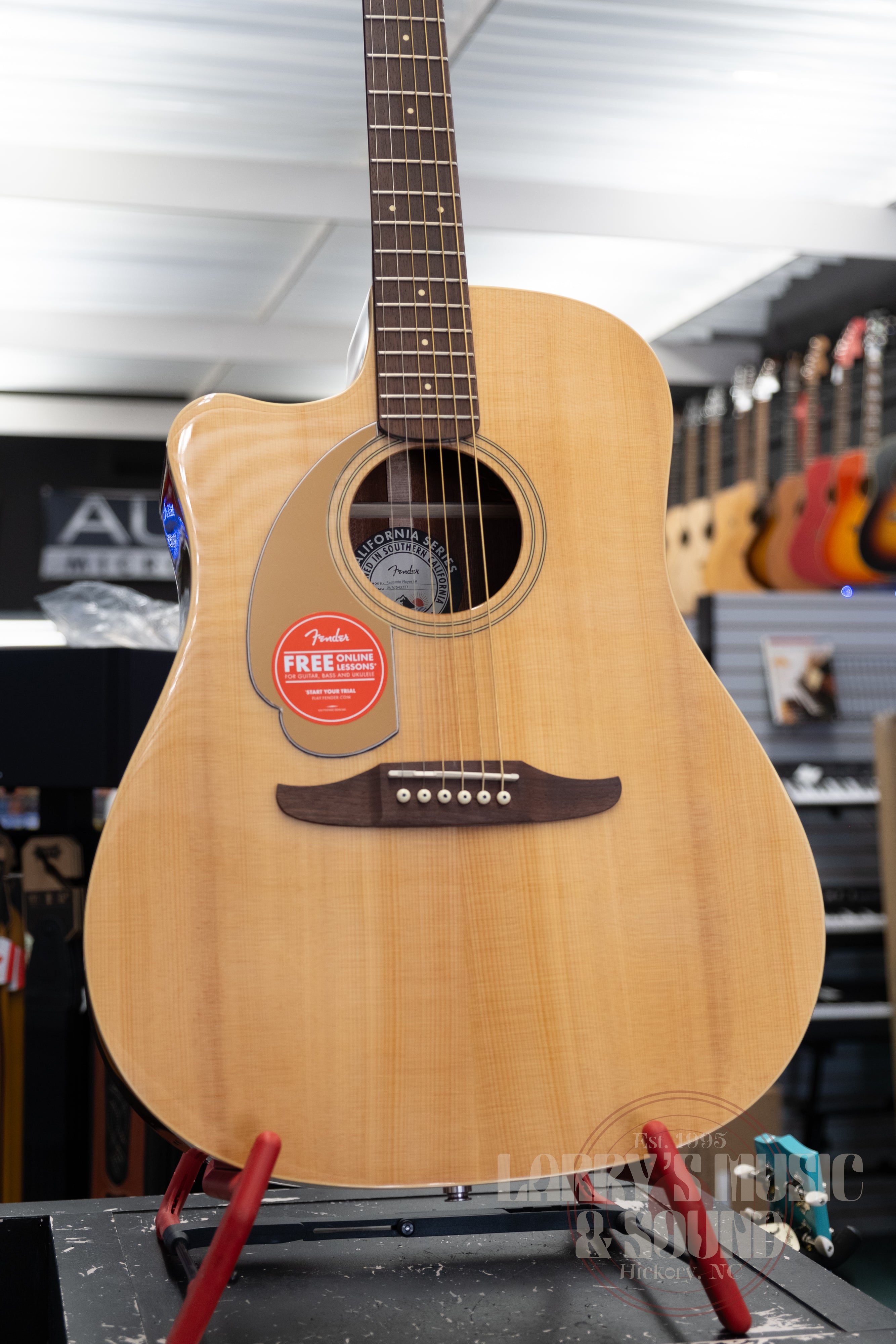 【12338】【左利き用】 Fender Redondo Player レフティ Fender Redondo Player Left-Handed - Natural – Larry's Music & Sound