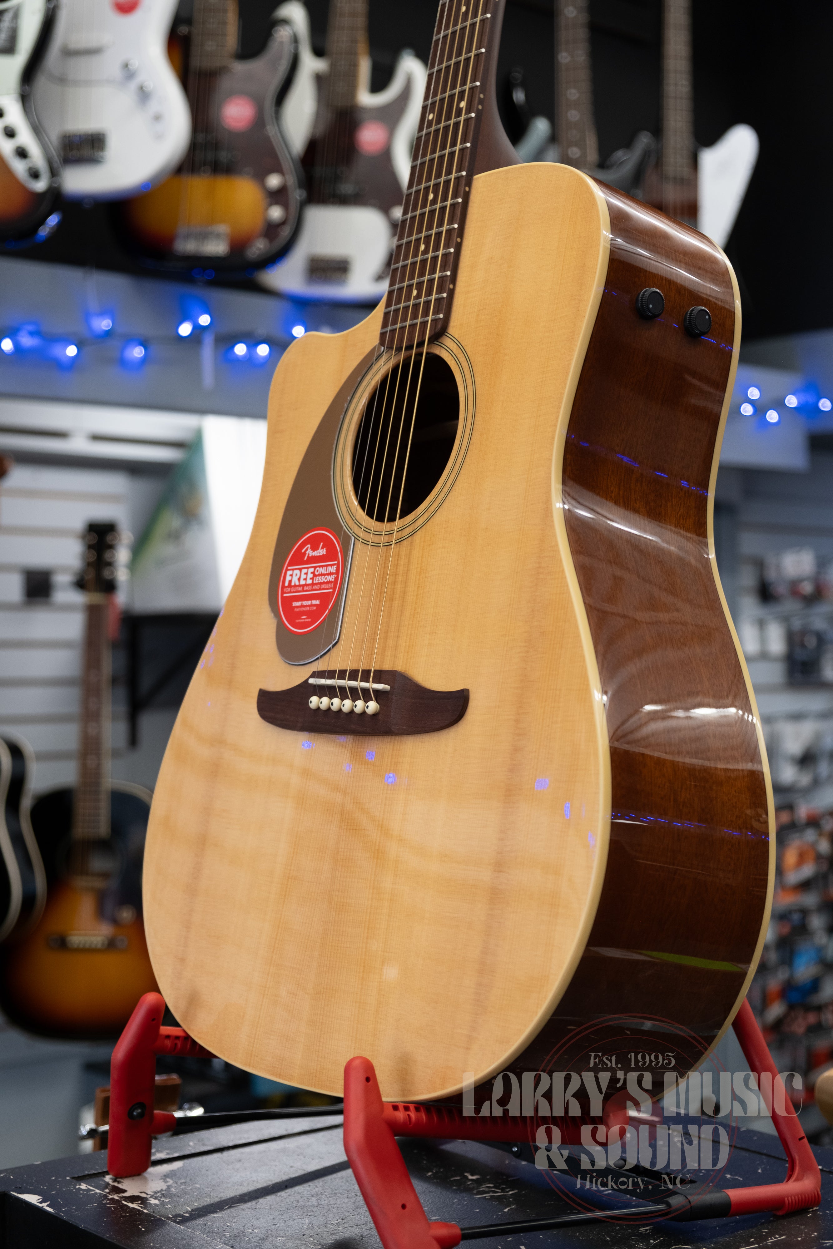 Fender Redondo Player Left-Handed - Natural – Larry's Music & Sound