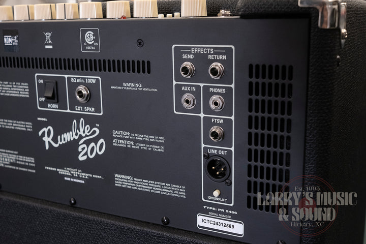 Fender Rumble 200 Bass Amp