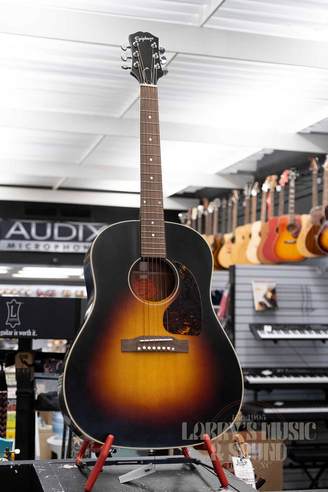 Epiphone J-45 Standard Limited Edition All-Solid-Wood - Aged Vintage Sunburst Burst