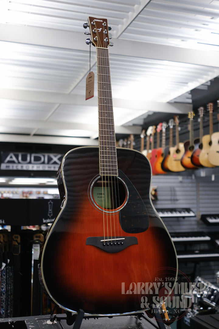 Yamaha FG830 Solid-Top Acoustic - Tobacco Sunburst