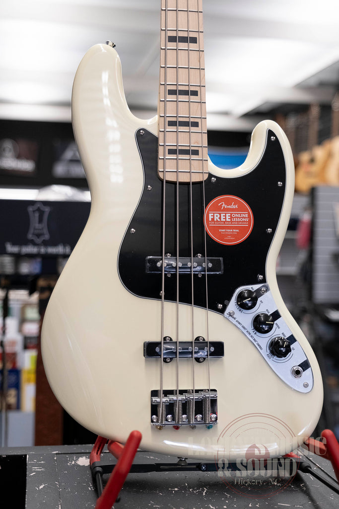 Squier Affinity Series Active Jazz Bass - Olympic White – Larry's