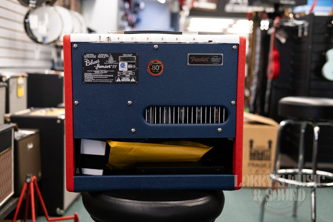 Fender Blues Jr. Limited Edition Color Trio - Red, White, and Blue with Cannabis Rex Speaker