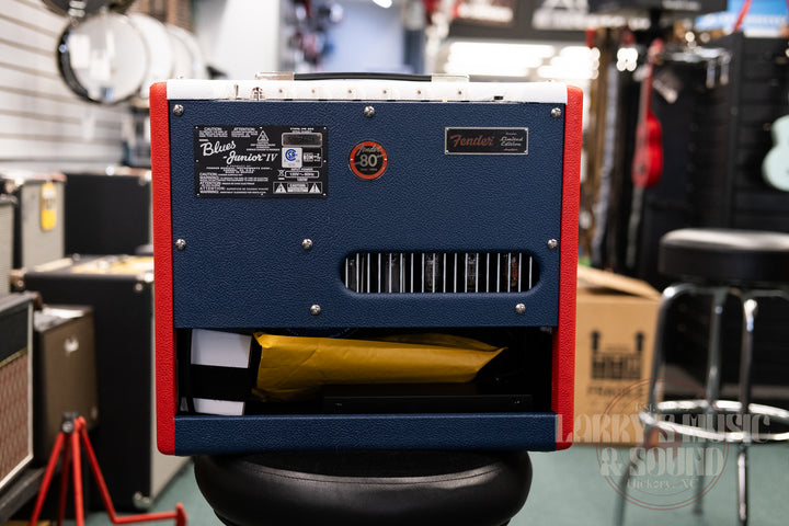Fender Blues Jr. Limited Edition Color Trio - Red, White, and Blue with Cannabis Rex Speaker