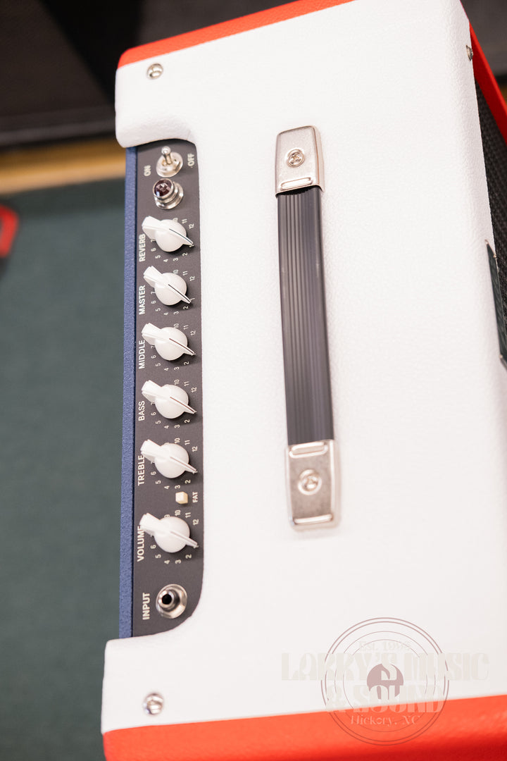 Fender Blues Jr. Limited Edition Color Trio - Red, White, and Blue with Cannabis Rex Speaker