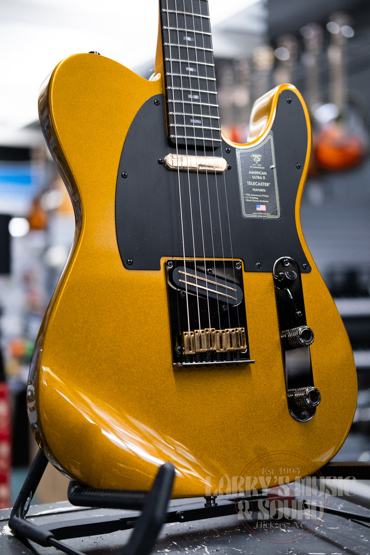 Fender 75th Anniversary American Ultra II Telecaster - Liquid Gold