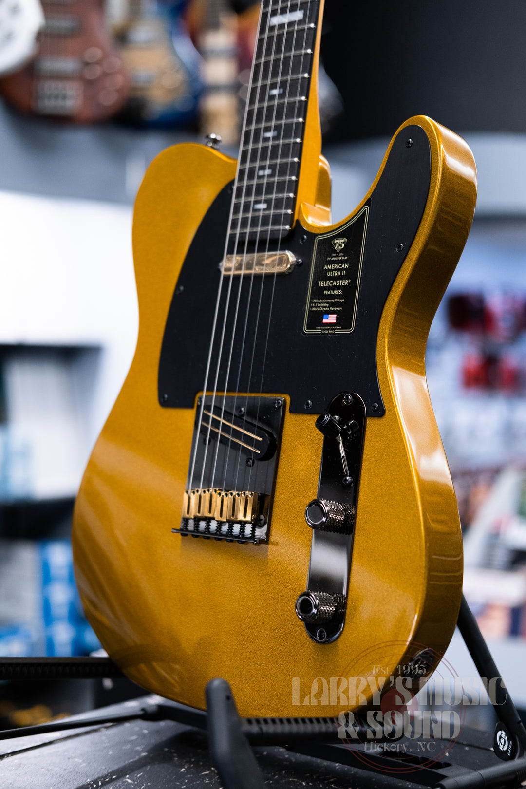 Fender 75th Anniversary American Ultra II Telecaster - Liquid Gold