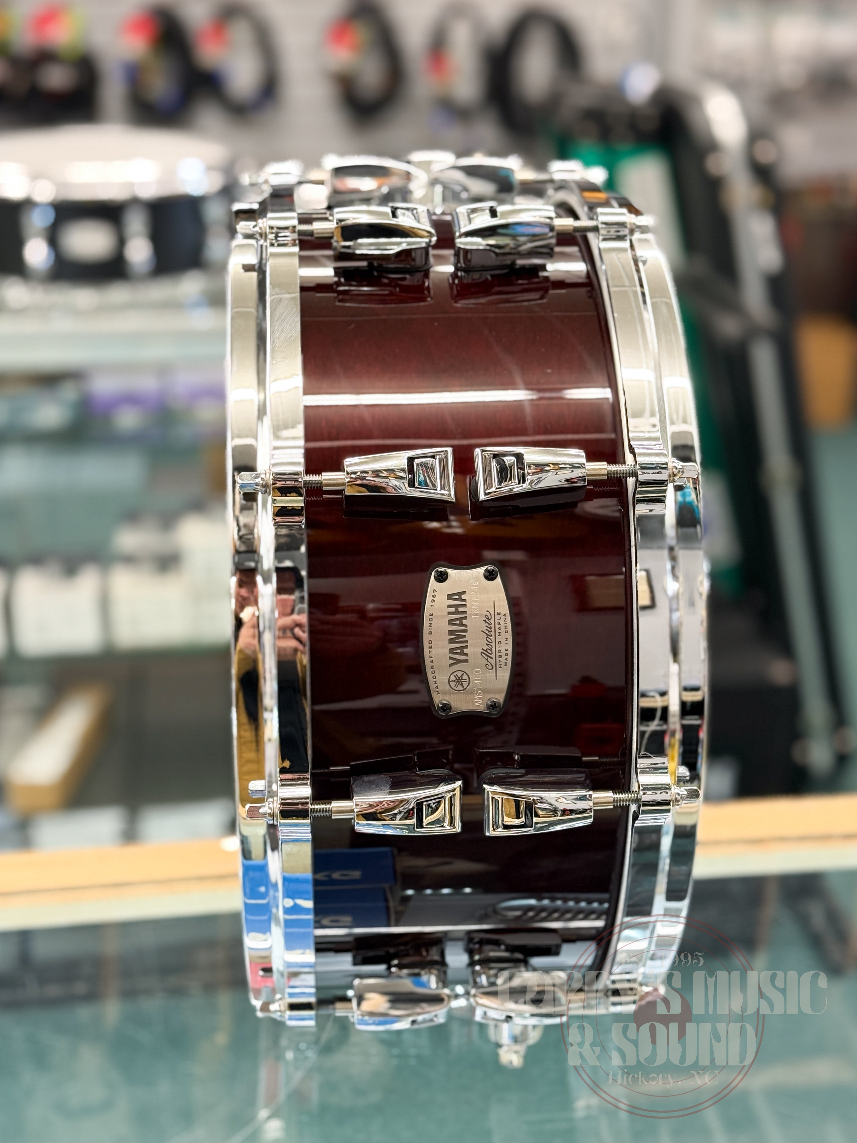 Yamaha AMS-1460 Absolute Hybrid Maple Snare - Walnut – Larry's