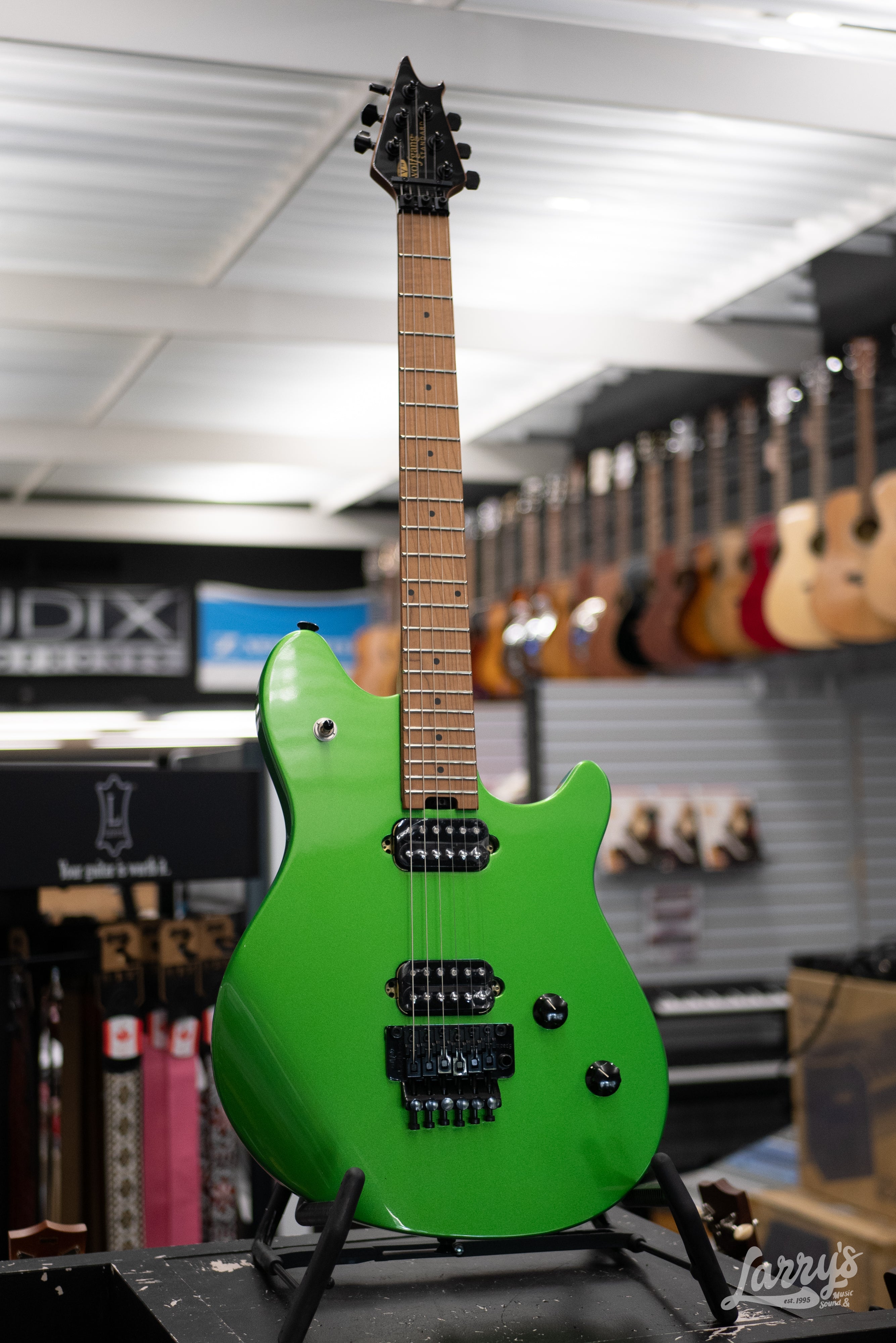 EVH Wolfgang WG Standard, Baked Maple Fingerboard - Absinthe Frost
