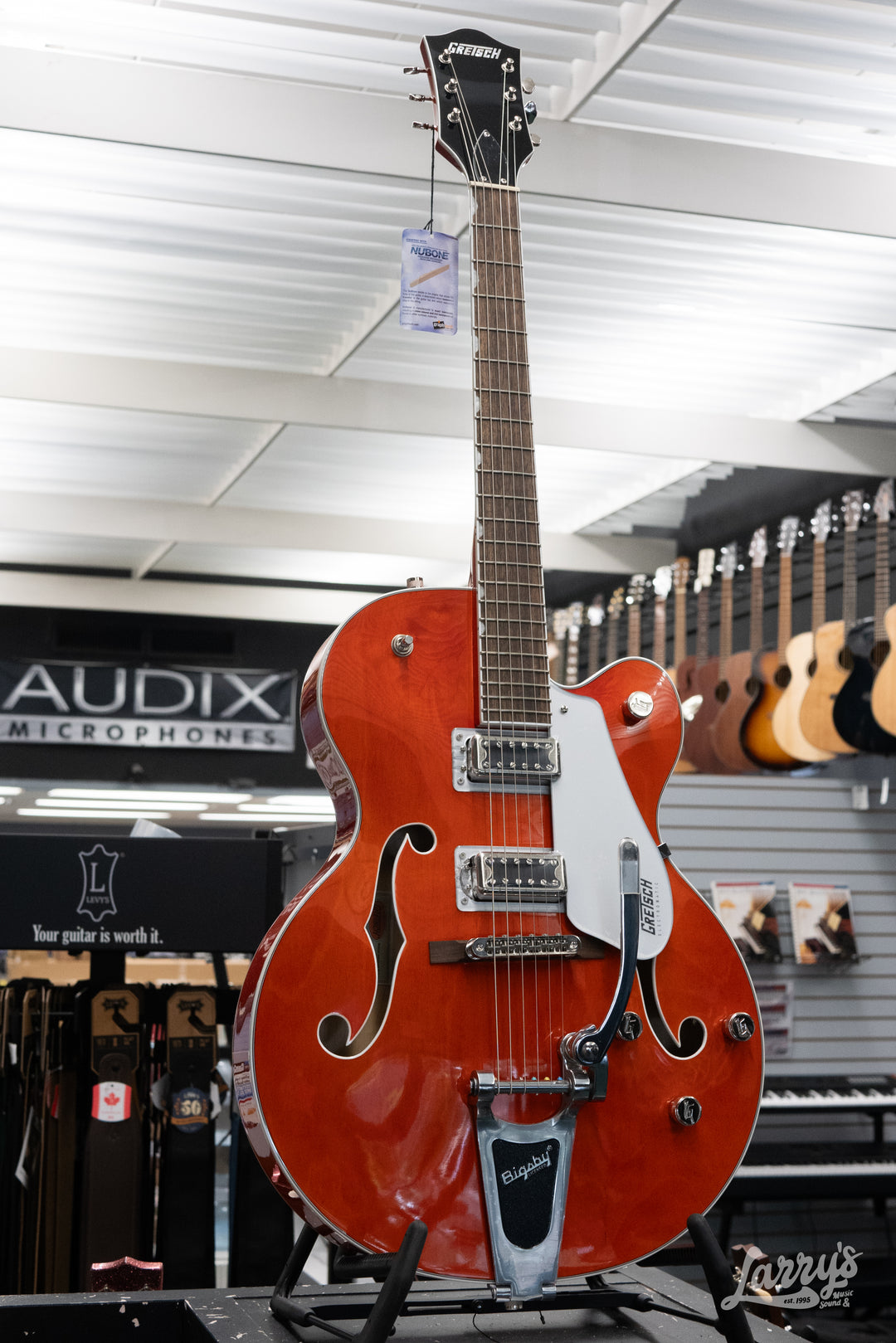 Gretsch G540T Electromatic Classic Hollow Body Single-Cut with Bigsby - Orange Stain
