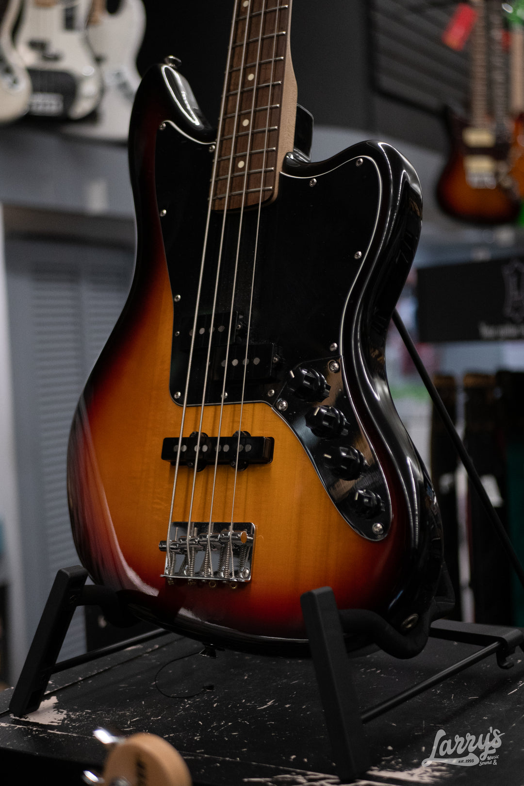 Squier Vintage Modified Jaguar Bass  - 3-Color Sunburst- USED