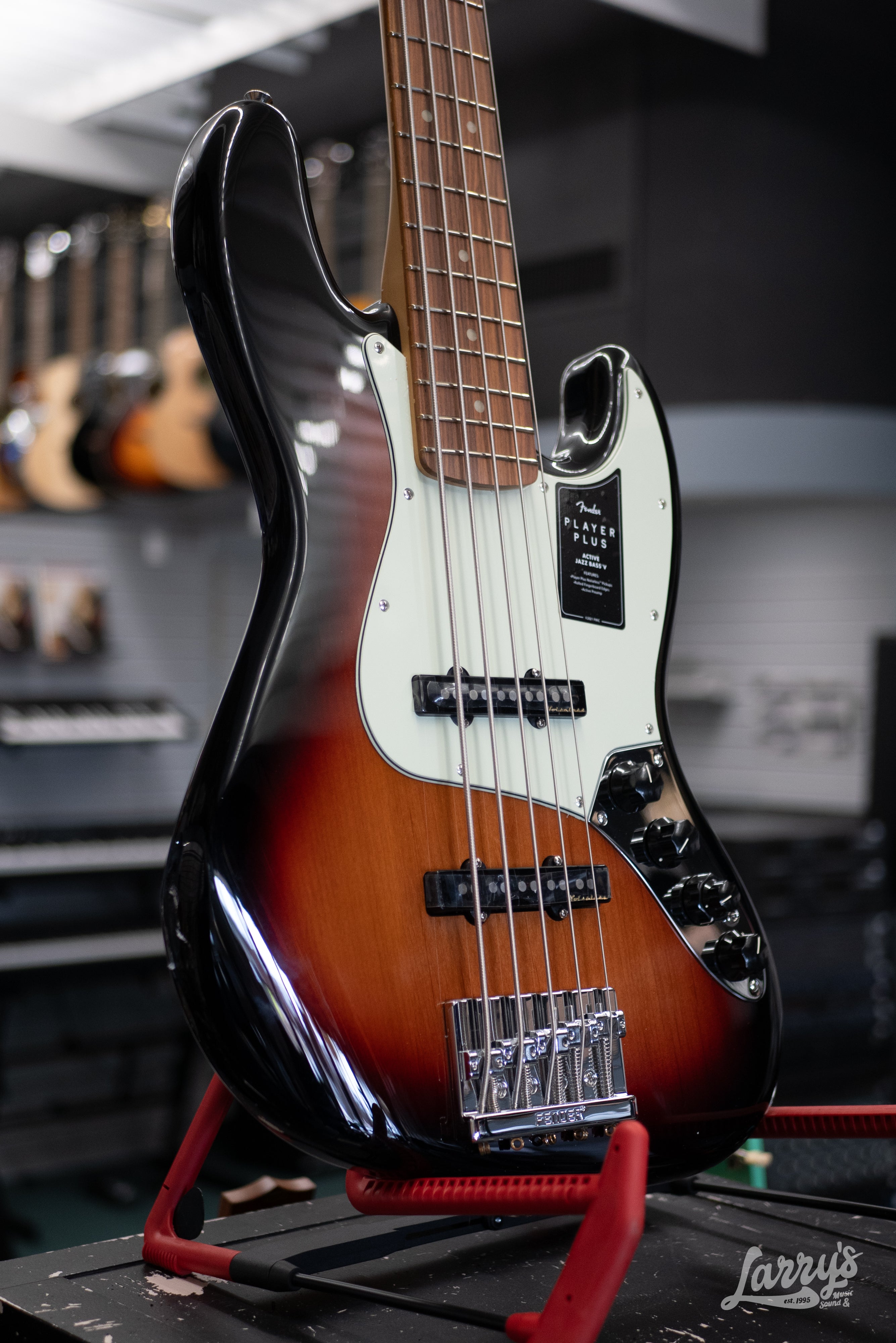 Fender Player Plus Active Jazz Bass V - 3-Color Sunburst – Larry's
