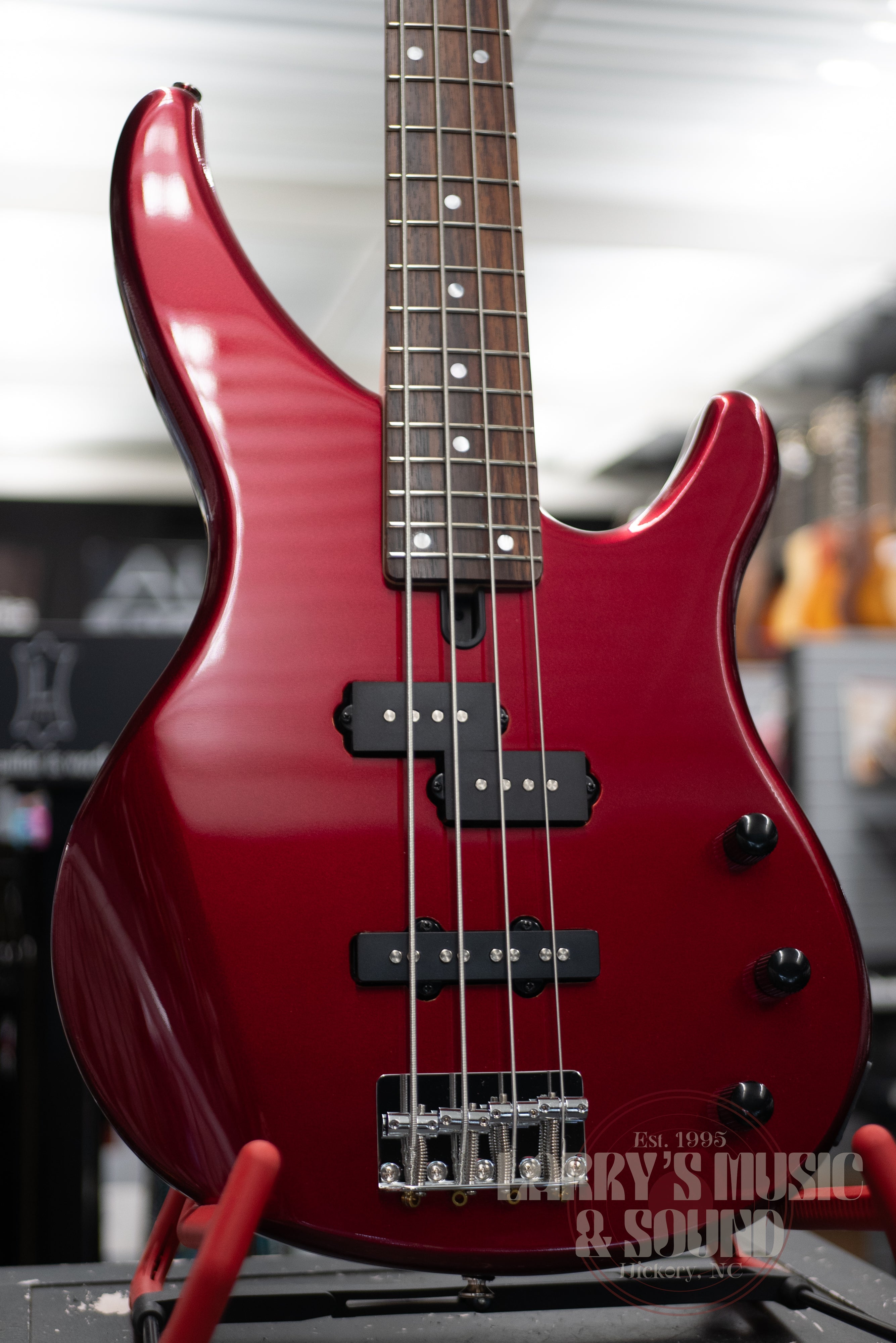 Yamaha TRBX174 4-String Bass - Red Metallic