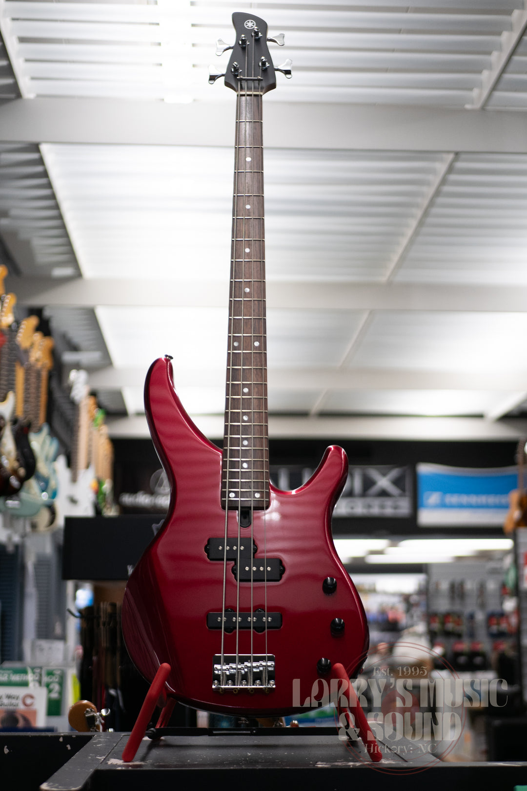 Yamaha TRBX174 4-String Bass - Red Metallic