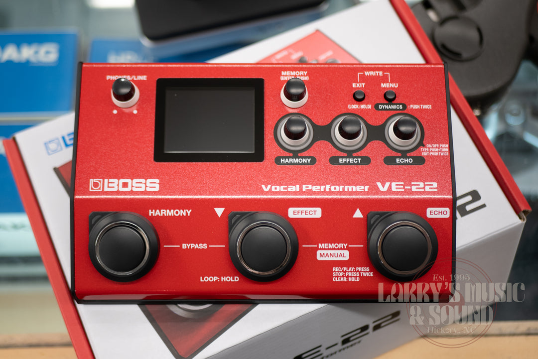 boss ve-22 vocal performer pedal Boss VE-22 Vocal Performer – Larry's Music & Sound