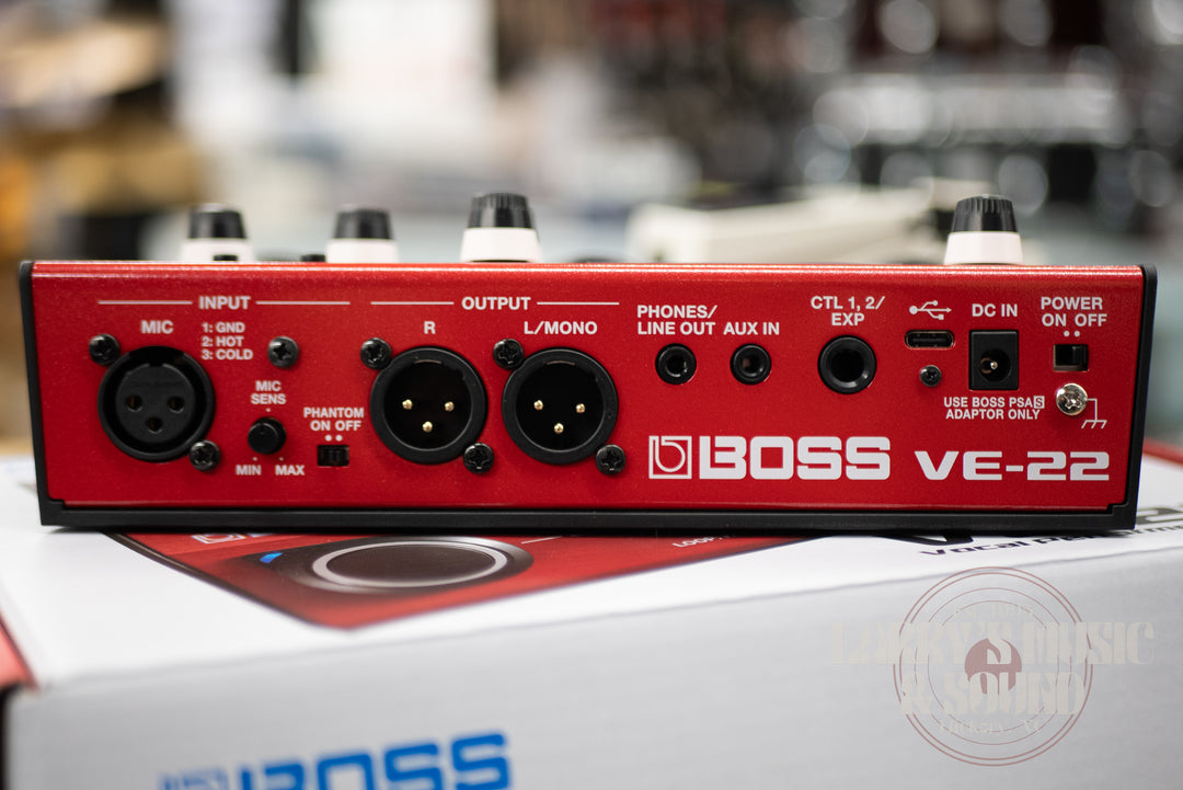 boss ve-22 vocal performer pedal Boss VE-22 Vocal Performer – Larry's Music & Sound