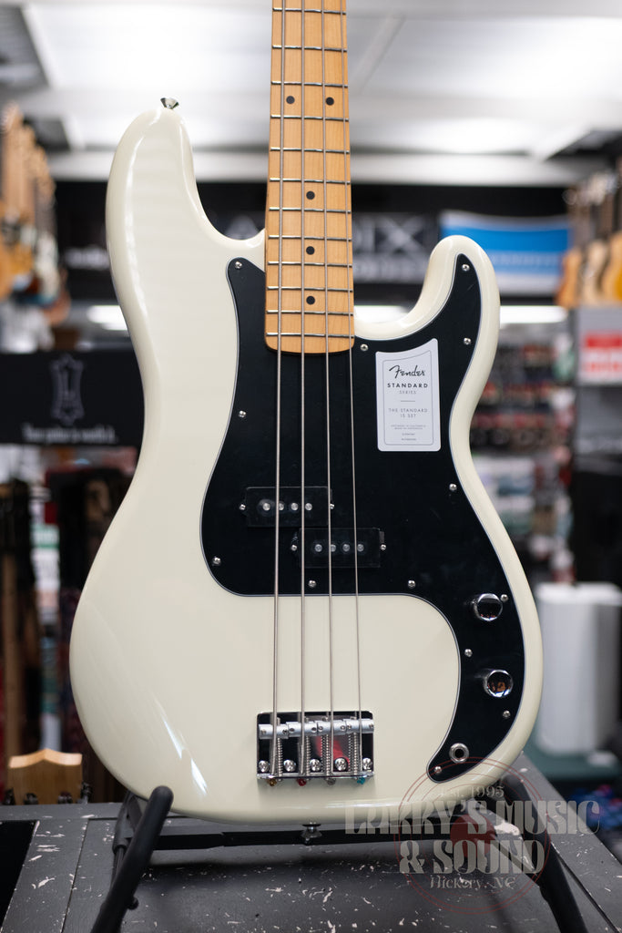 Fender Standard Precision Bass - Olympic White – Larry's Music & Sound