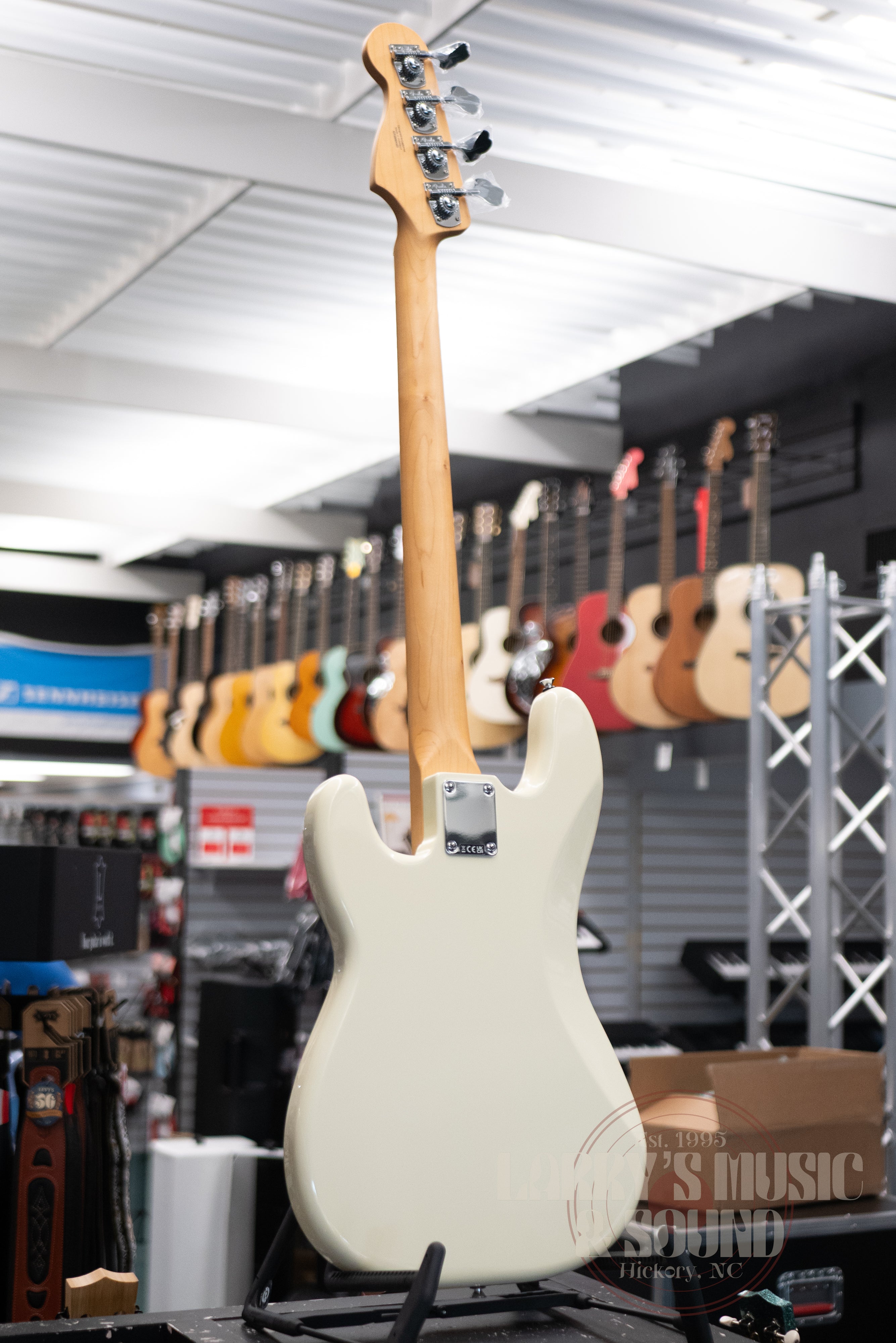 Fender Standard Precision Bass - Olympic White – Larry's Music & Sound