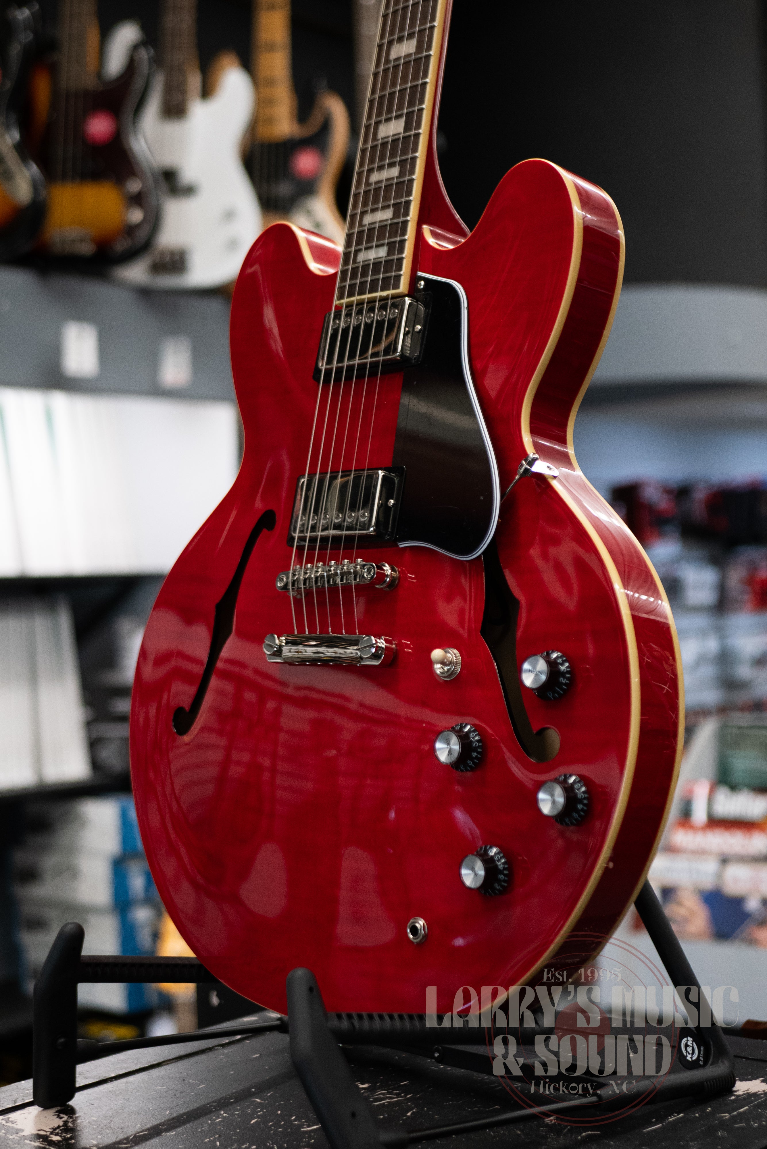 Epiphone ES-335 Figured - Cherry – Larry's Music & Sound