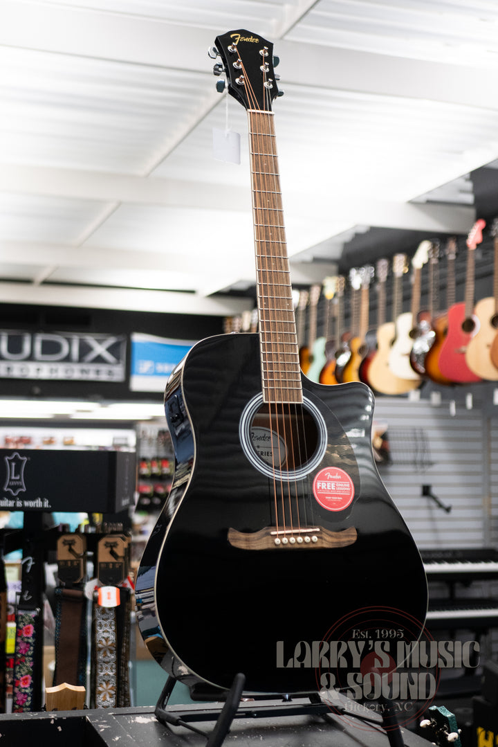 Fender FA-125CE Dreadnought Acoustic/Electric - Black