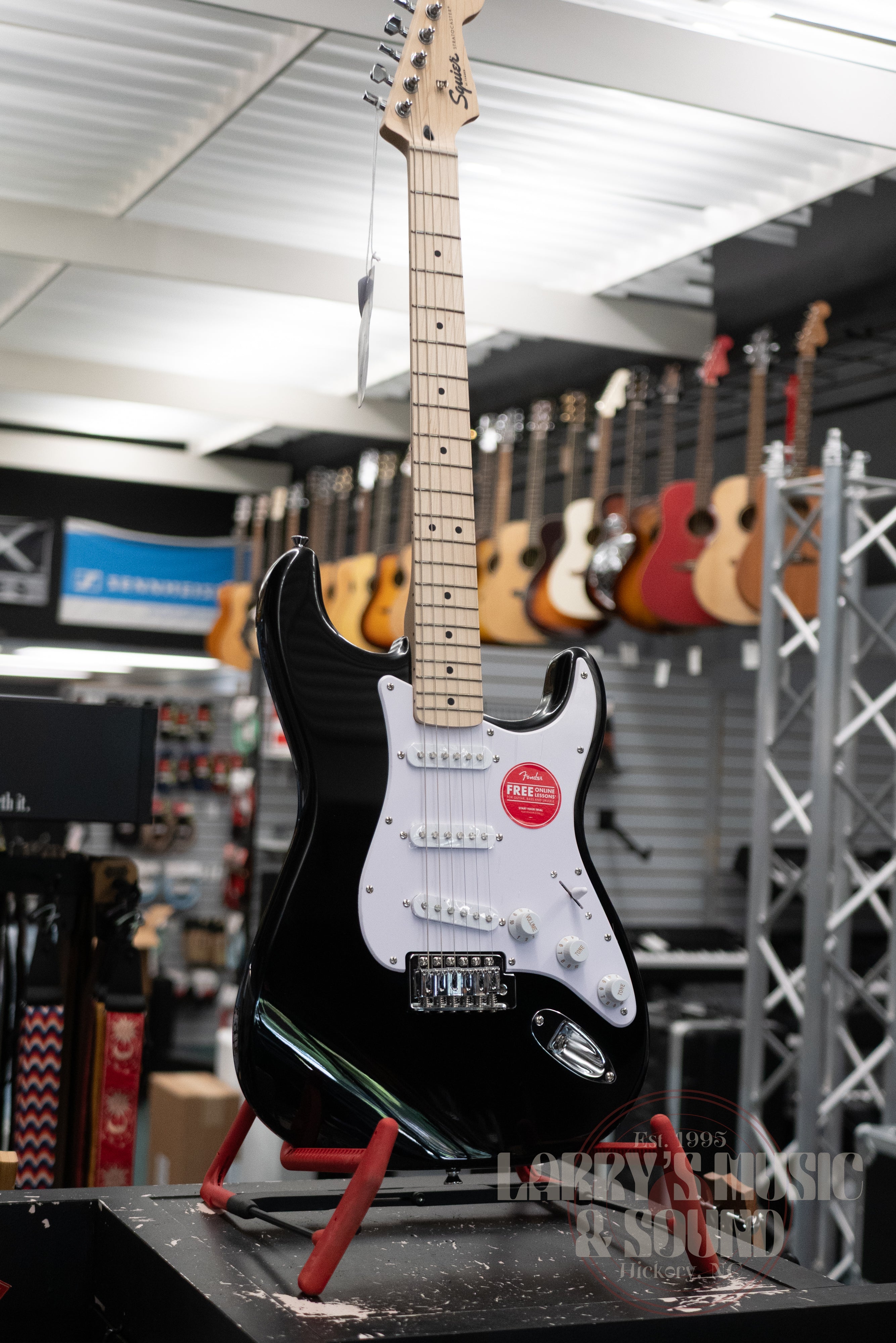Squier Sonic Stratocaster - Black – Larry's Music & Sound