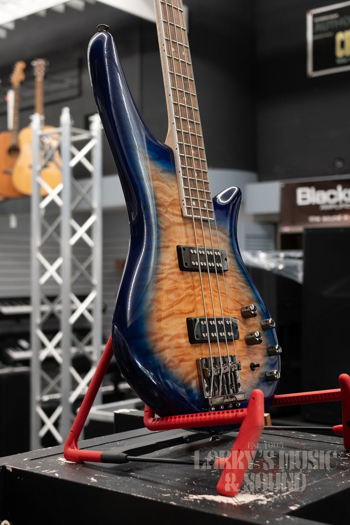 Jackson JS Series Spectra Bass JS3Q - Amber Blue Burst