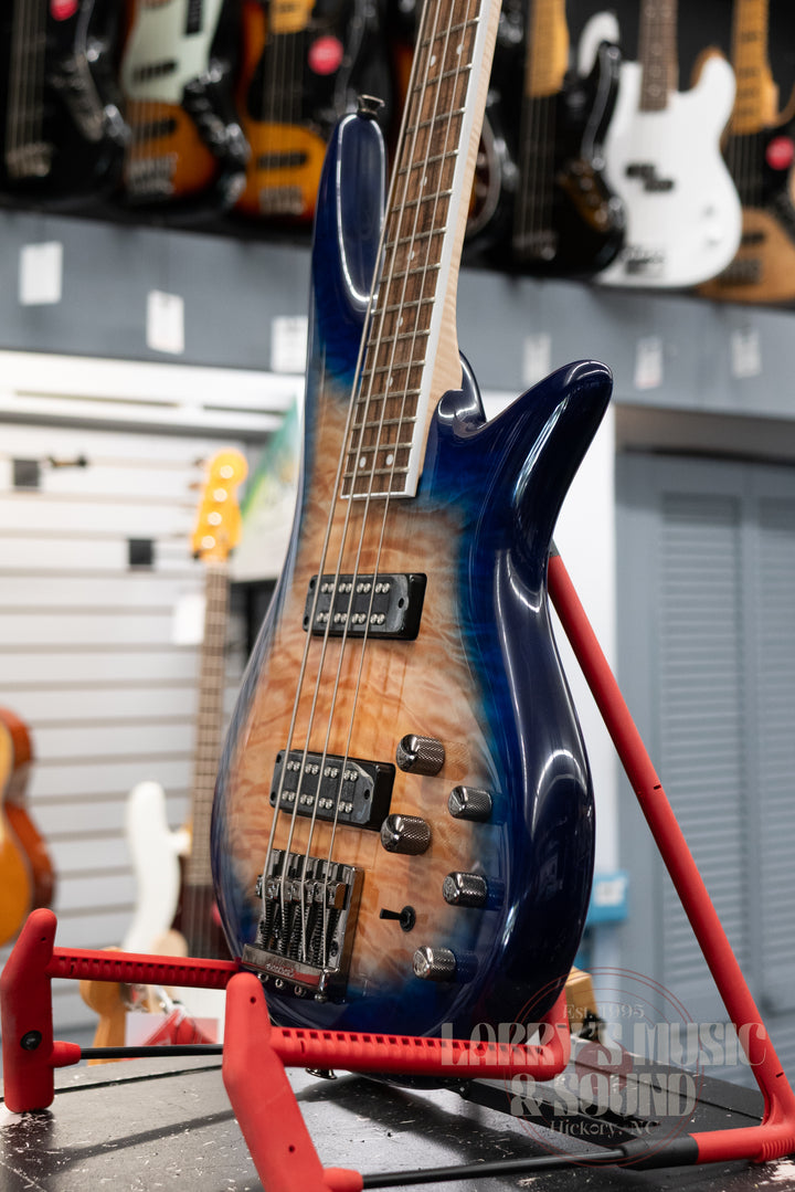 Jackson JS Series Spectra Bass JS3Q - Amber Blue Burst