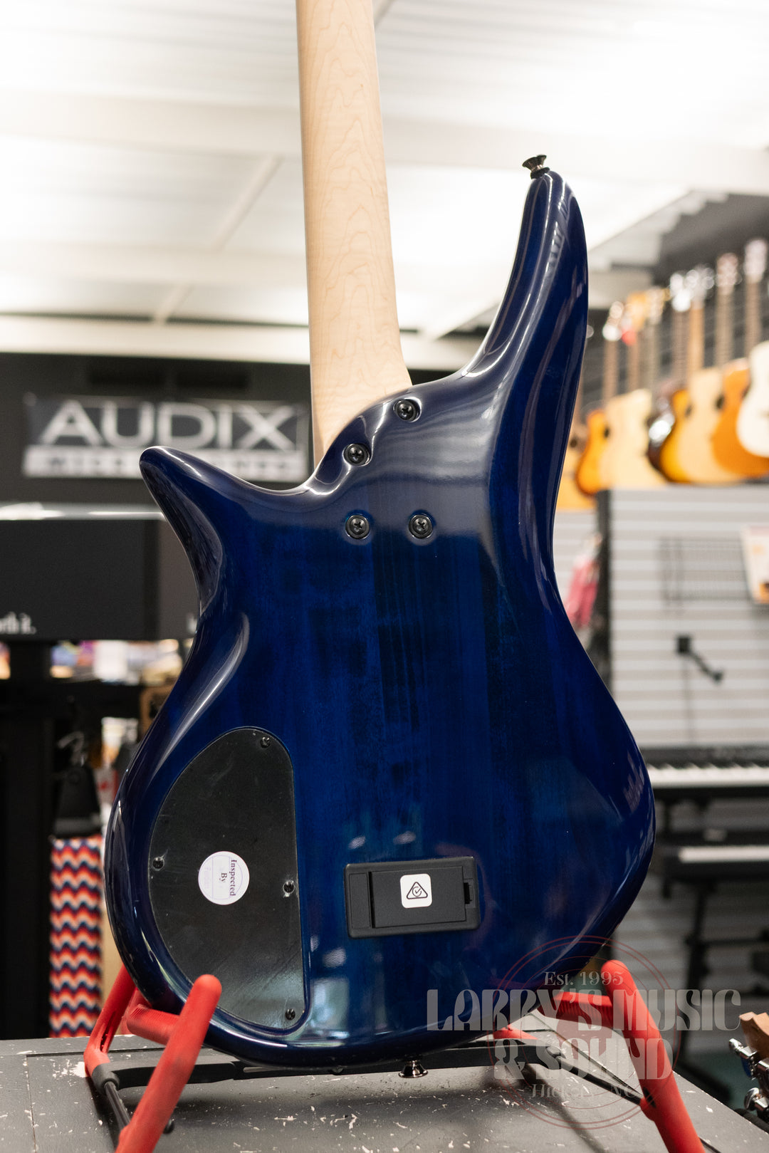 Jackson JS Series Spectra Bass JS3Q - Amber Blue Burst