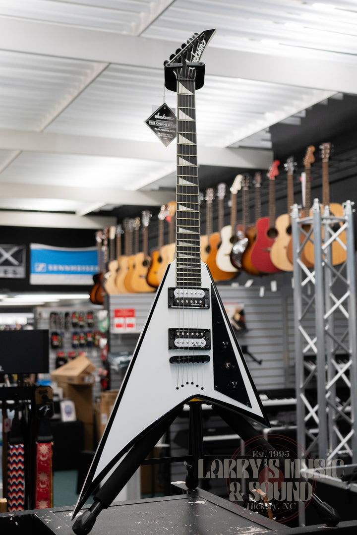 Jackson JS Series Rhoads JS32T - White with Black Bevels