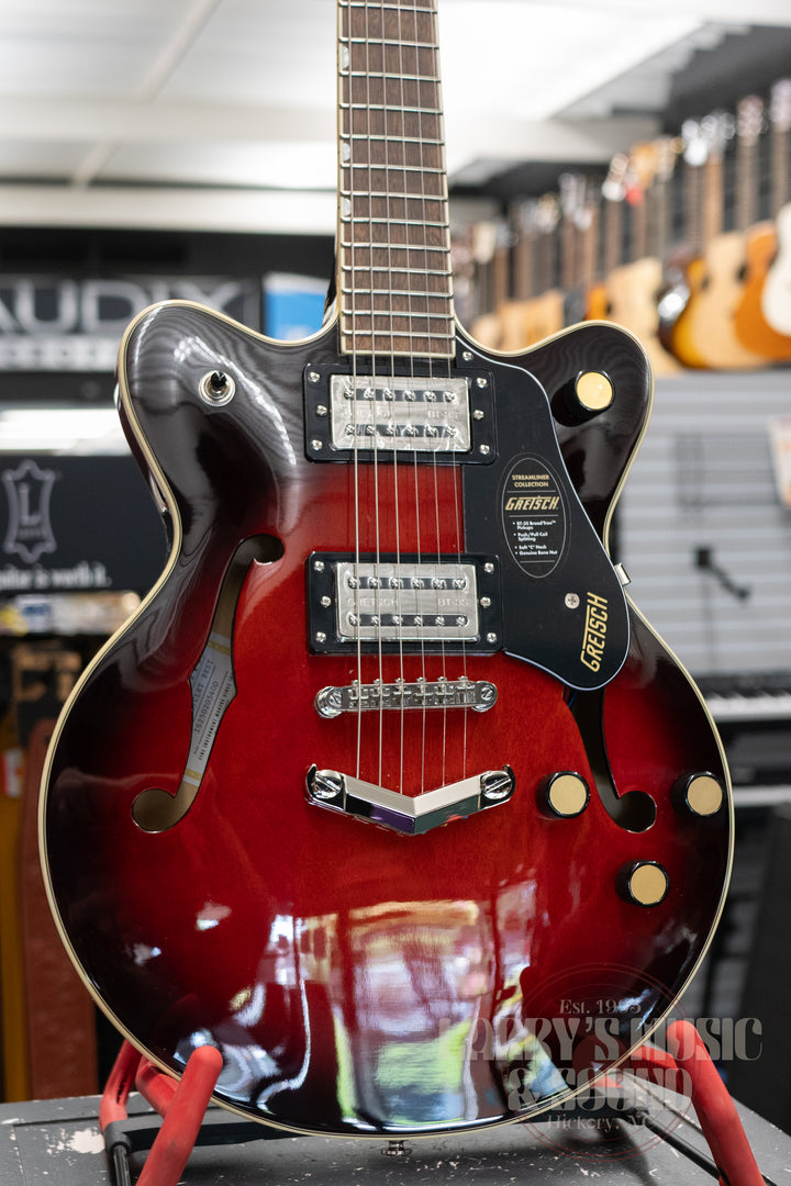 Gretsch G2655 Streamliner Double Cut - Claret Burst