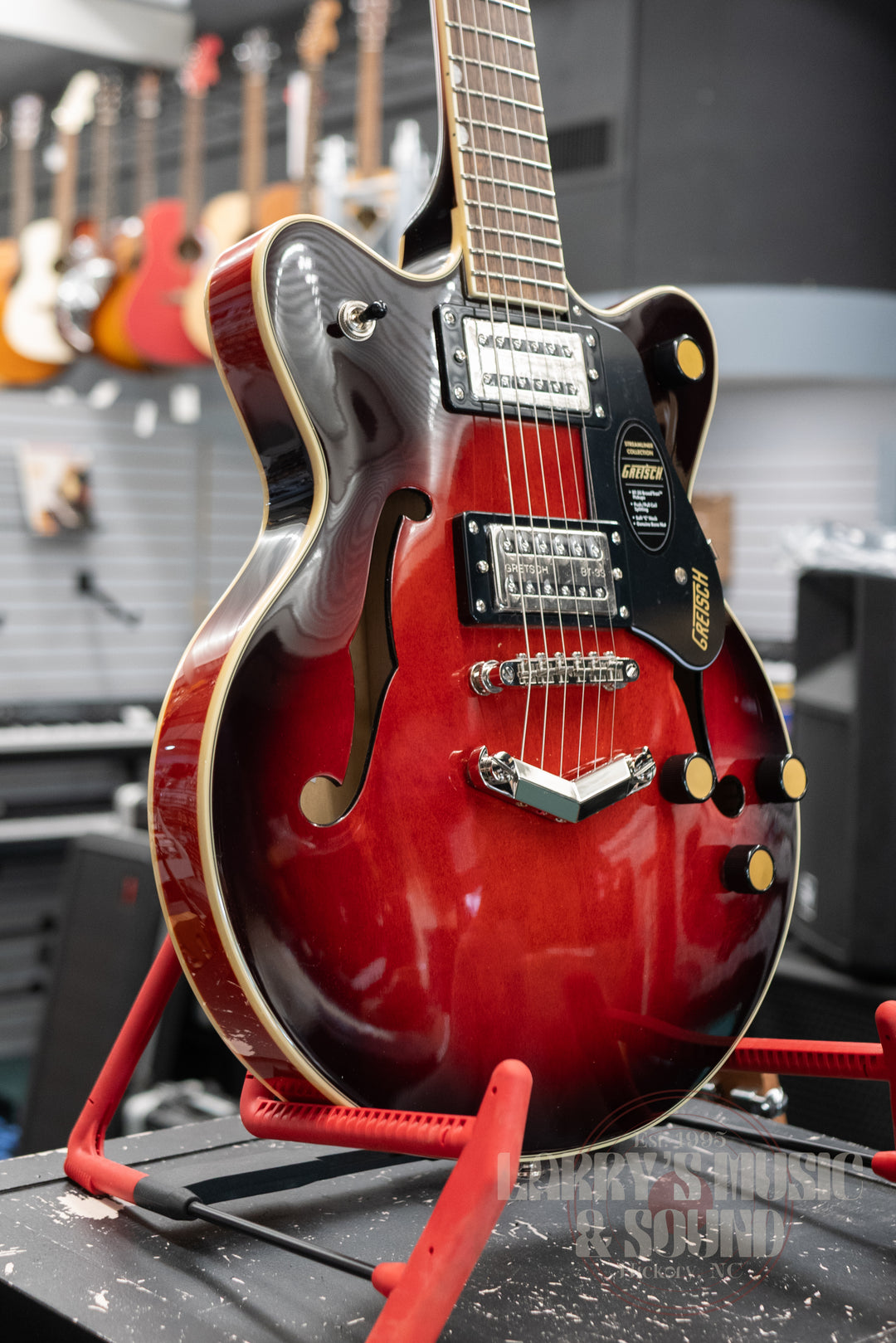 Gretsch G2655 Streamliner Double Cut - Claret Burst