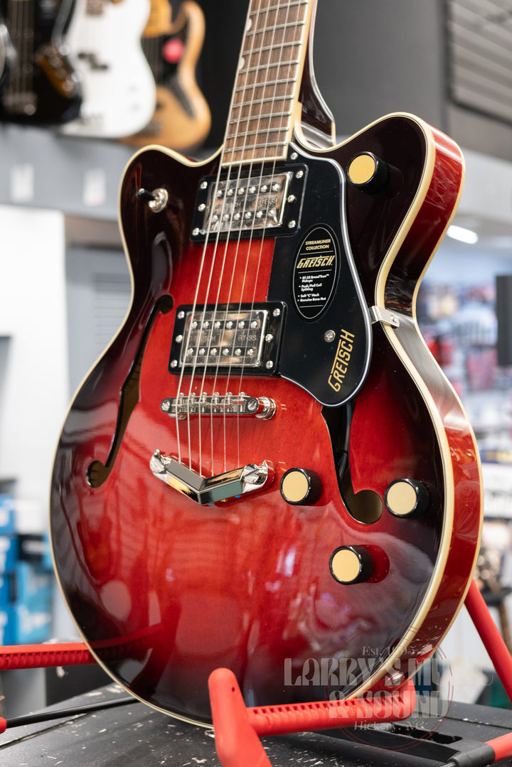 Gretsch G2655 Streamliner Double Cut - Claret Burst