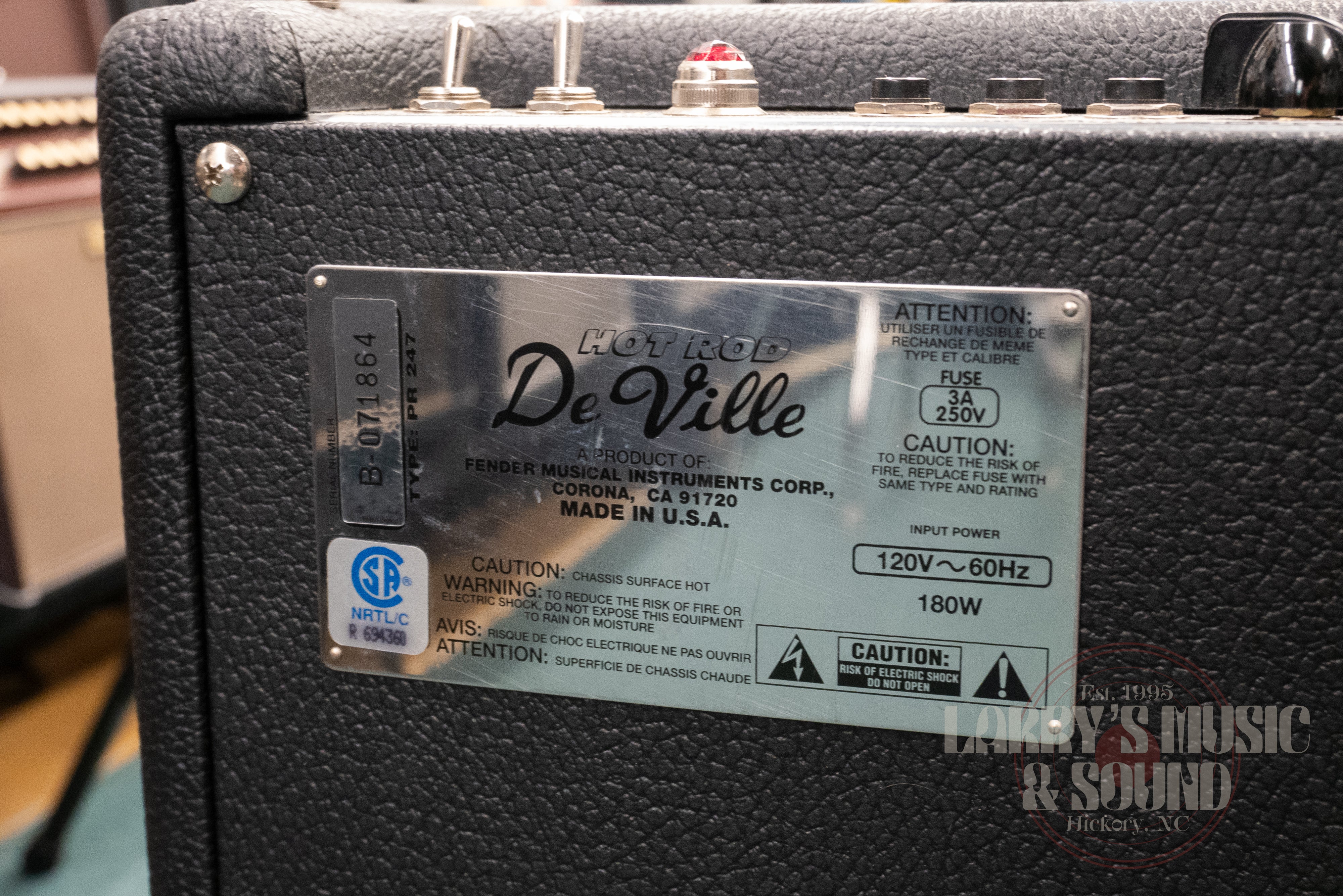 Fender Hot Rod Deville 4x10 - USED – Larry's Music & Sound