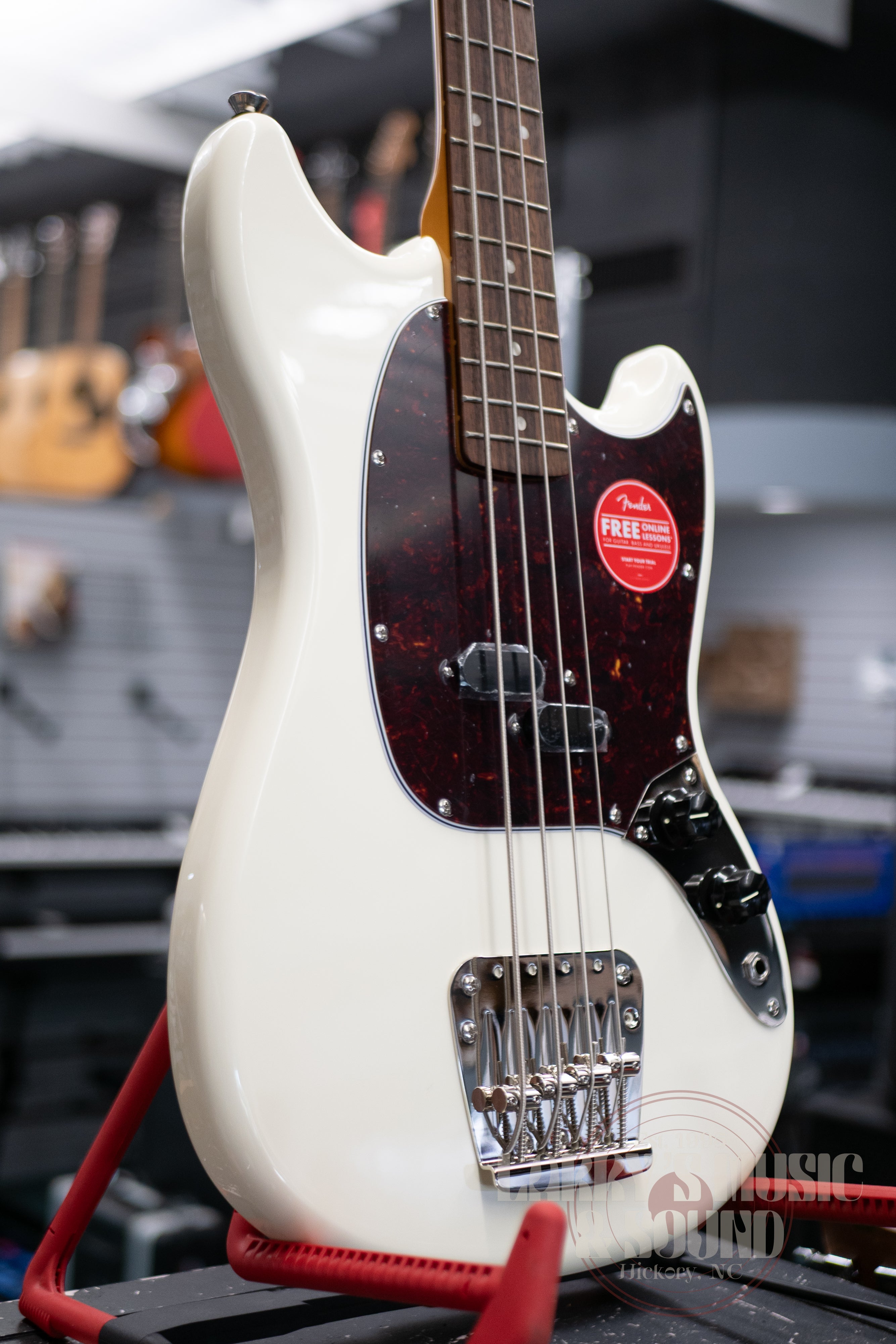 Squier Classic Vibe '60s Mustang Bass - Olympic White – Larry's