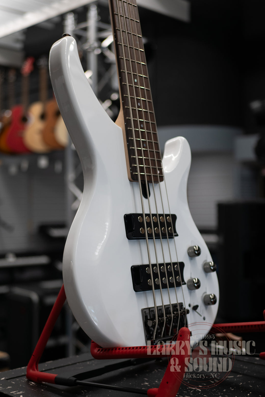 Yamaha TRBX-305 5-String Bass Guitar - White
